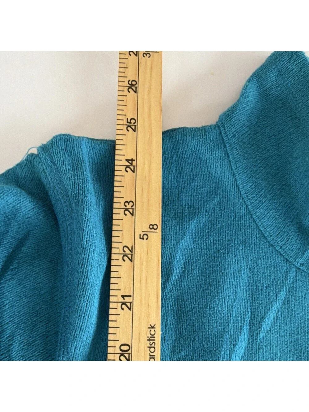 The North Face Men's Blue Solid Full Zip Logo Fleece Jacket Pockets Size S